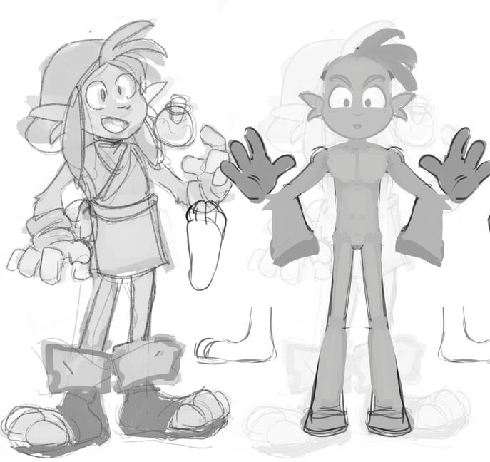 bottles - character exploration from personal project