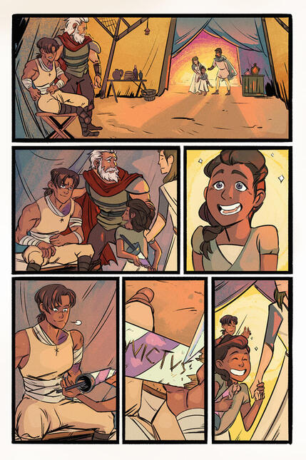 Brent Fisher's Invictus. Drawn by Rachel Distler.