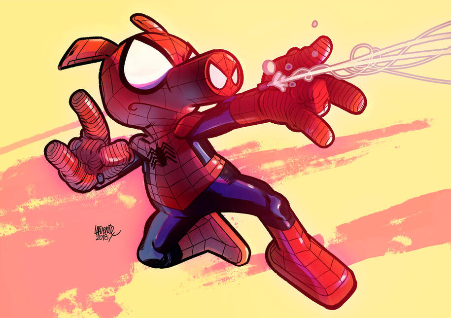 Spiderham. Lines by Darko Lafuente. (colorjam)